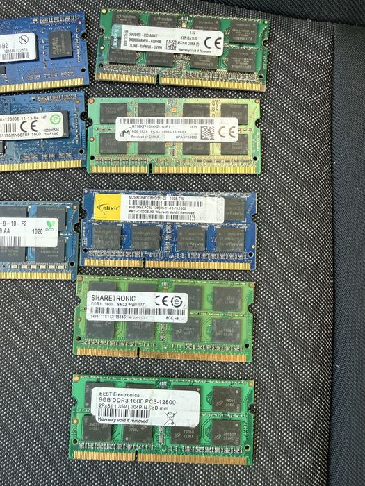 Memorii RAM Laptop (SODIMM) și Desktop (DIMM) - DDR3 / DDR4