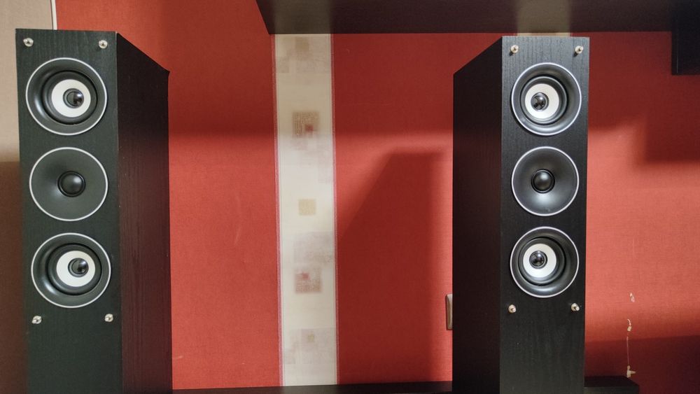 Ресивър Auna 5100 BT комплект с  3 лентови тонколони Auna Line 4707