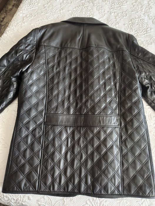 Елегантно кожено яке от естествена агнешка кожа