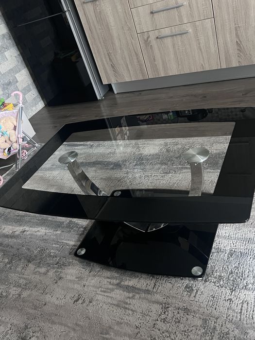 Masuța sticla, dimensiuni 100/70 cm
