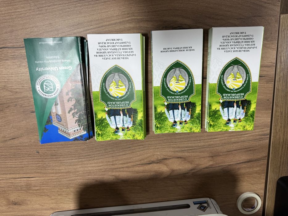 Katalog, Vizitka, Flayer, Buklet turli xil kartochkalar tayyorlaymiz