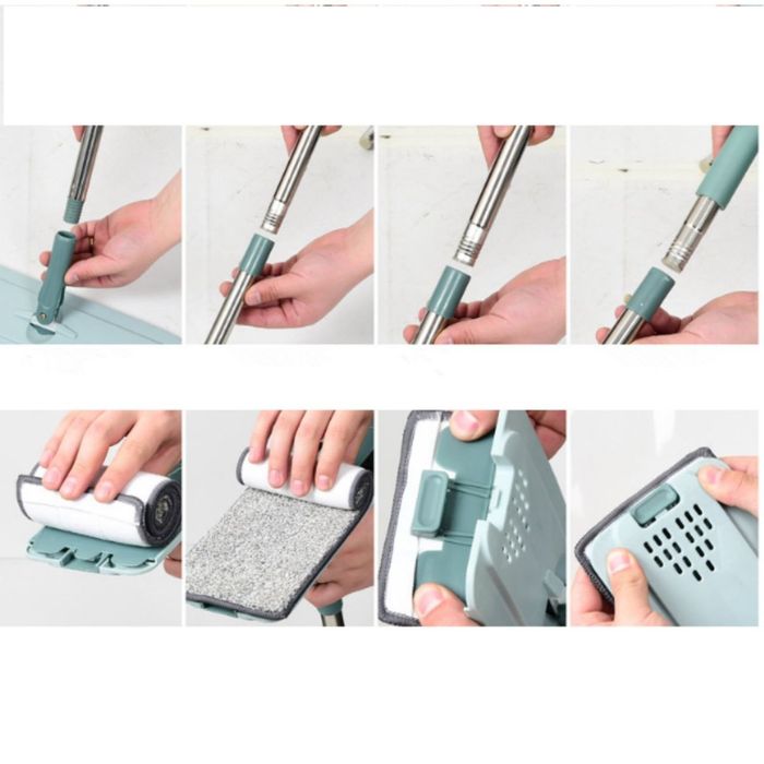 Швабра с ведром с автоматическим отжимом