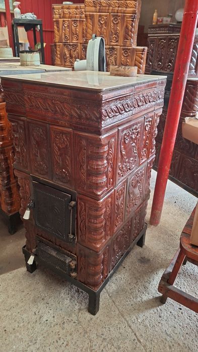 Soba teracota mobila montata pe suport Tera-Lin Odaile