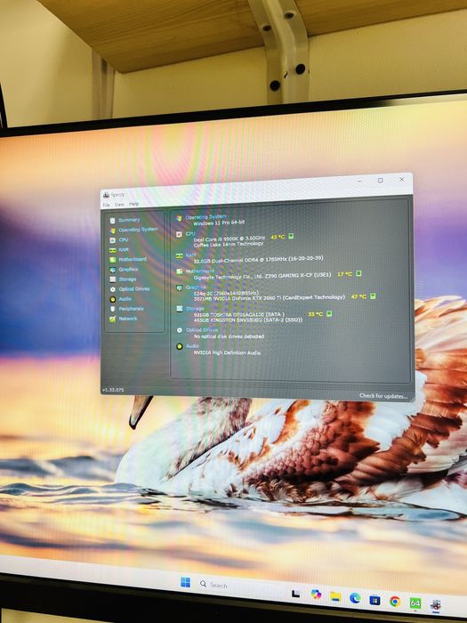 PC gaming i9 32GB DDR4 1,5TB 2080Ti