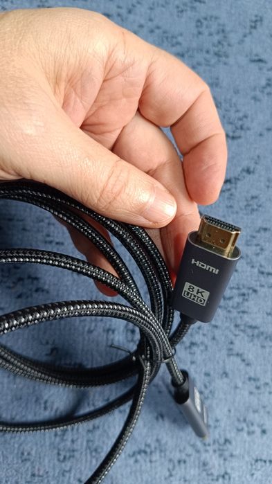 Cablu usb tata-tata și hdmi 8k