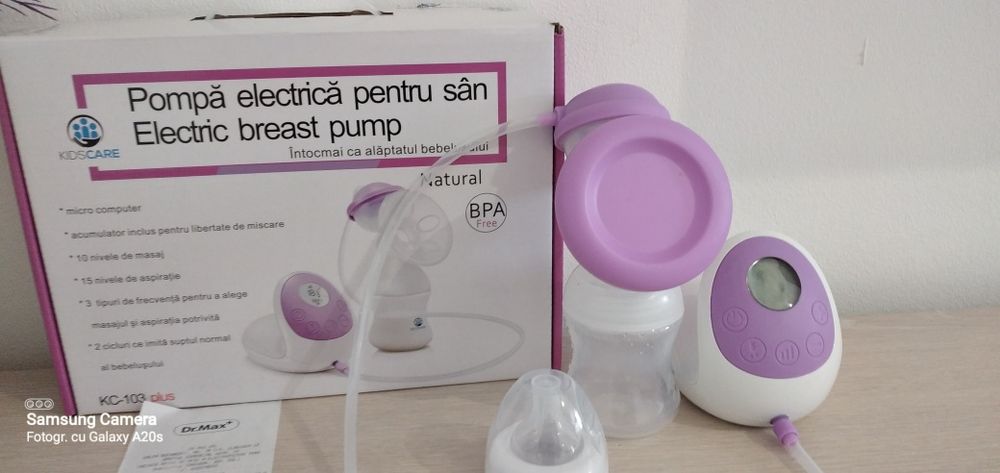 Pompa electrica de muls ,folosita o singura data