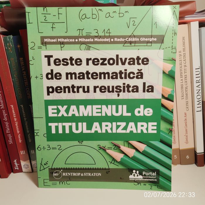Teste rezolvate la disciplina matematica