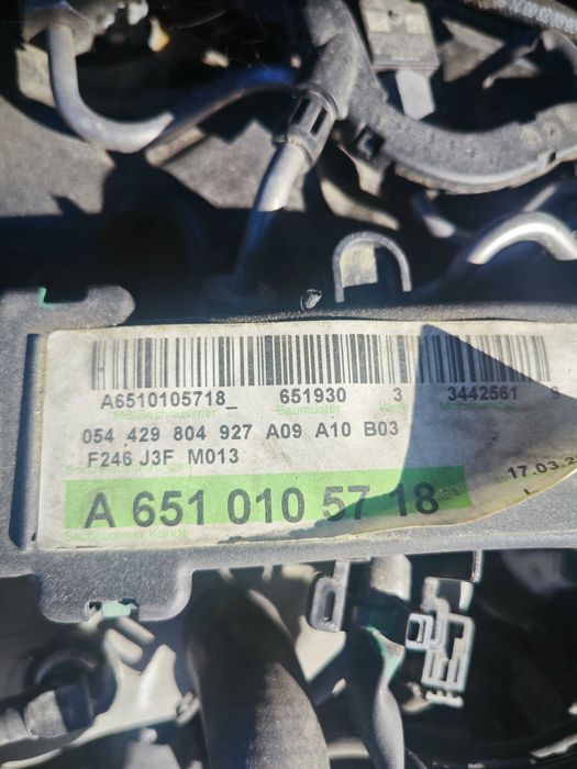 Двигател Mercedes SLK 250 2.2CDI INFINITI Q30 QX30 651 930