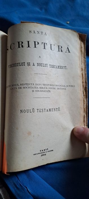 Vand Biblie din 1874