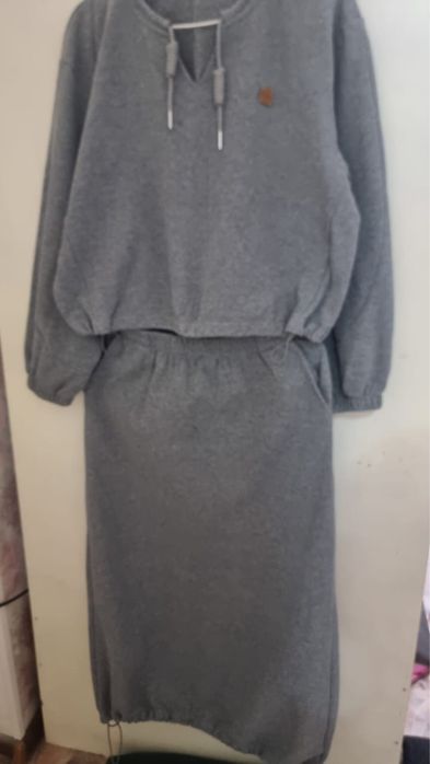 Двойка из трикотажа теплая