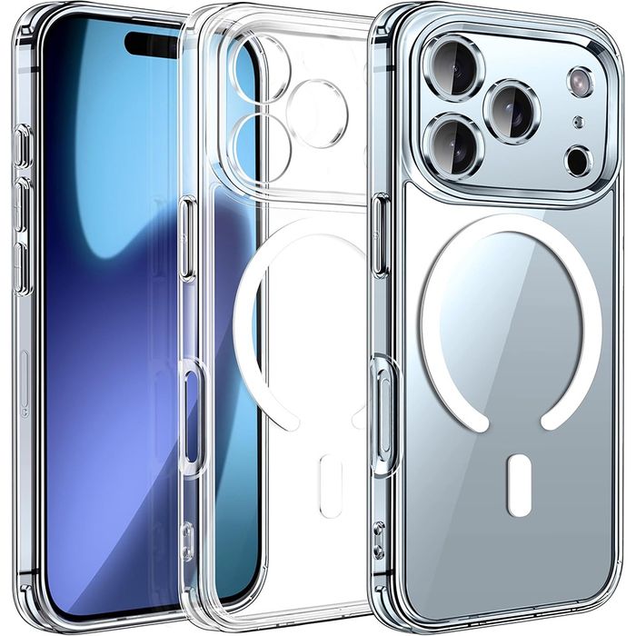 iPhone 17 всички модели MagSafe case,калъф със защита за камерите