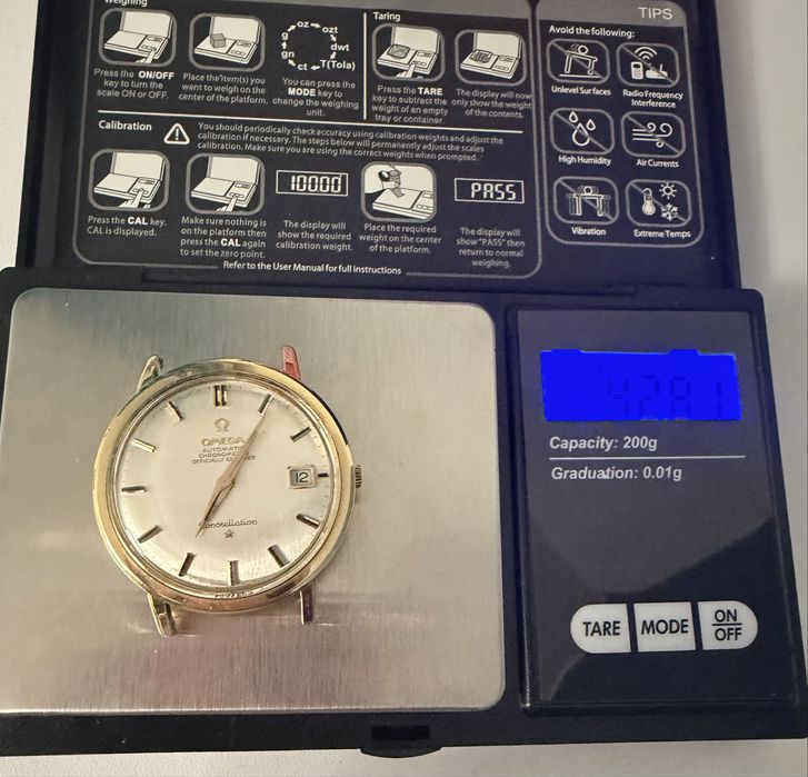 Ceas Aur Omega Constellation Chronometer.Aur 18k -29 grame. An 1960