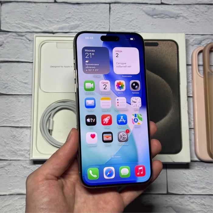 iphone 15 pro max в идеальном состояний