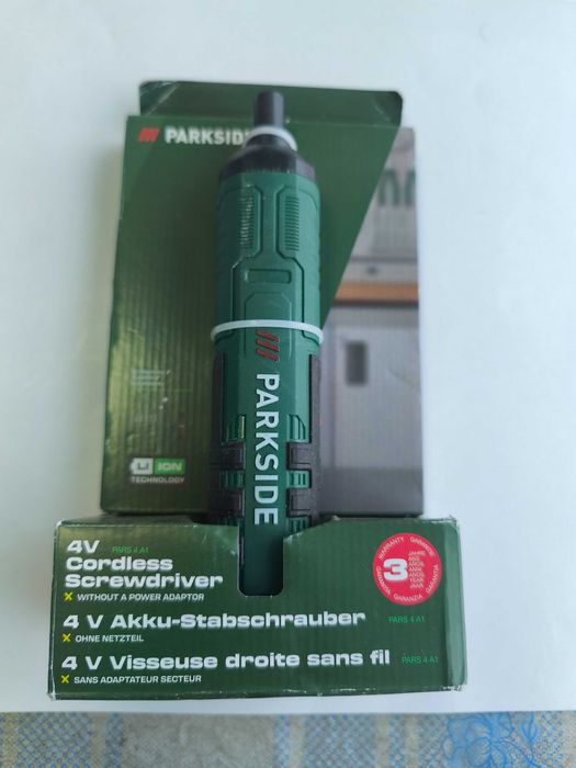 Șurubelniță fără fir de 4V drept Parkside