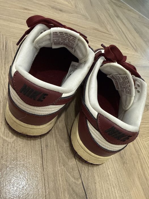 кецове Nike Dunk Low (бордо/off white)