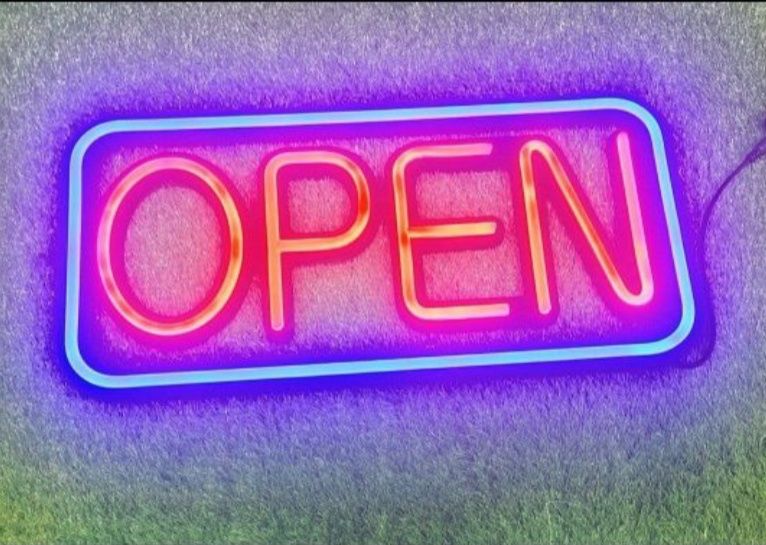 Tablo Begushiy Tablichka Open Reklama Neon Diod neoniviy diodiviy