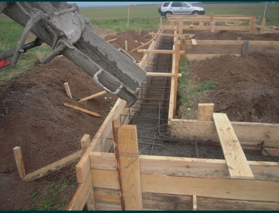 Бетон фундамент ке арналган