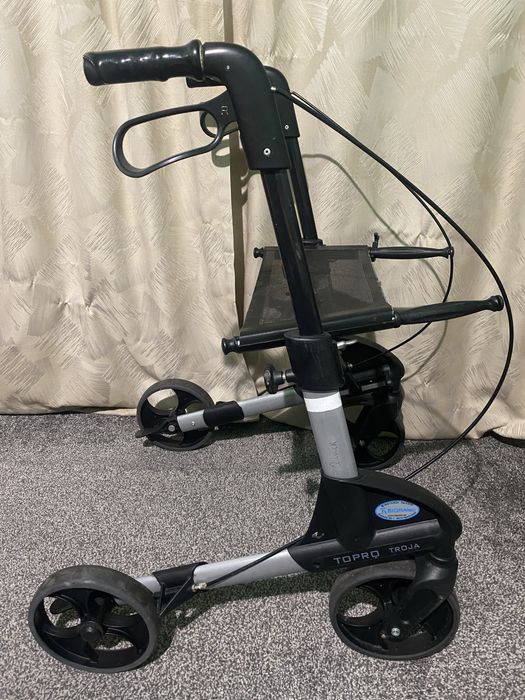 Caadru cu roti pliabil rolator carut cu rotile handicap