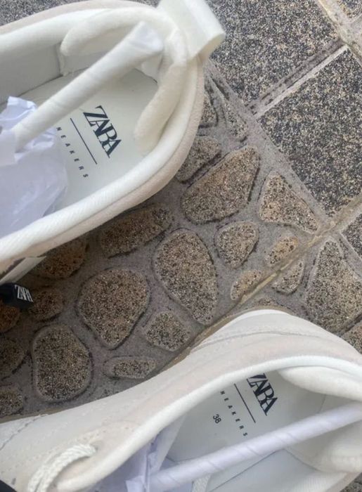маратонки zara естествена кожа нови топ модел