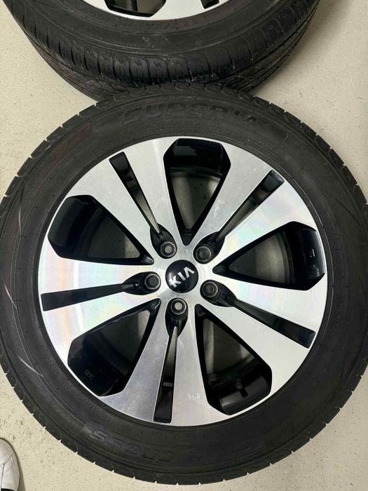 Jante originale KIA R18 5x114,3 500€ + anvelope 235/55R18 vară 200€