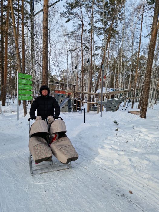 Санки для двойняшек
