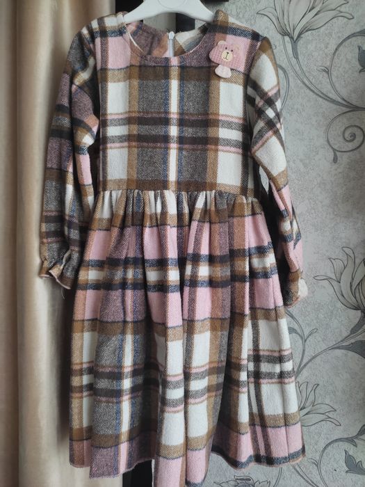 Платье теплое для девочек