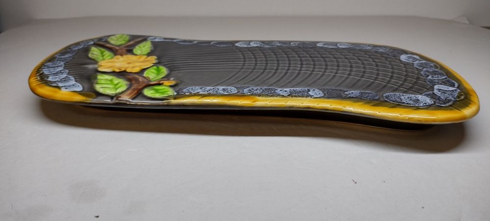 Винтидж керамично плато за сервиране или декорация Vallauris, Франция.