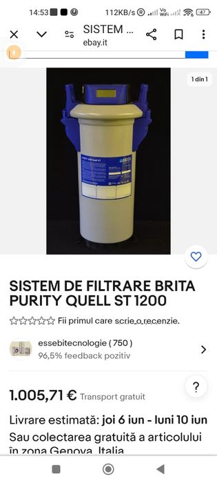 BRITA SF 1200 filtru de apa