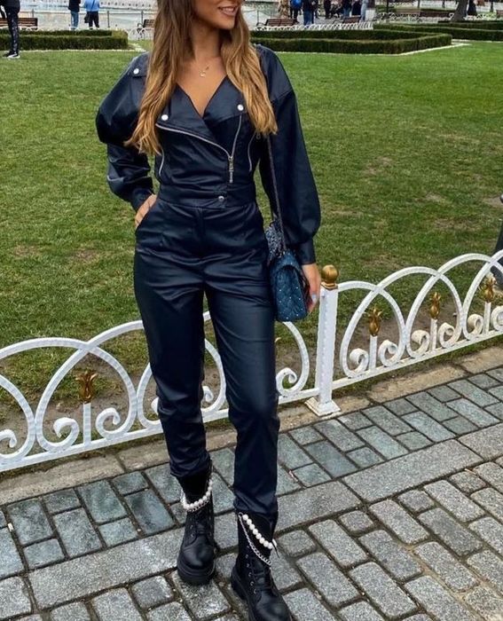 Salopeta din piele ecologică Mera Store mărimea XS