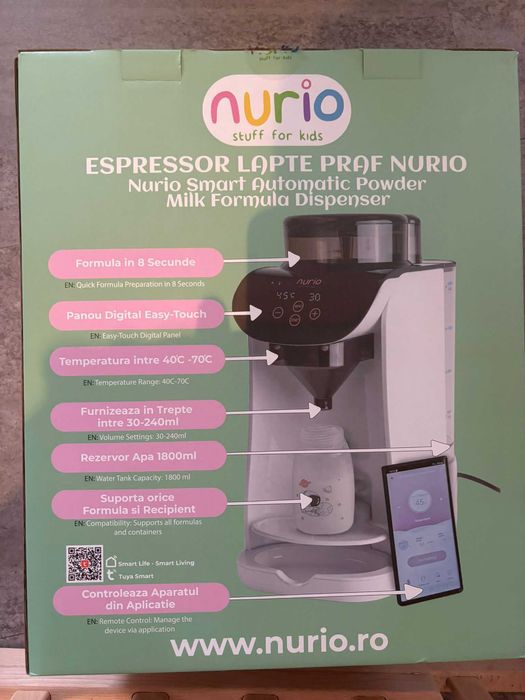 Expresor de lapte Nurio- folosit 1 singura data