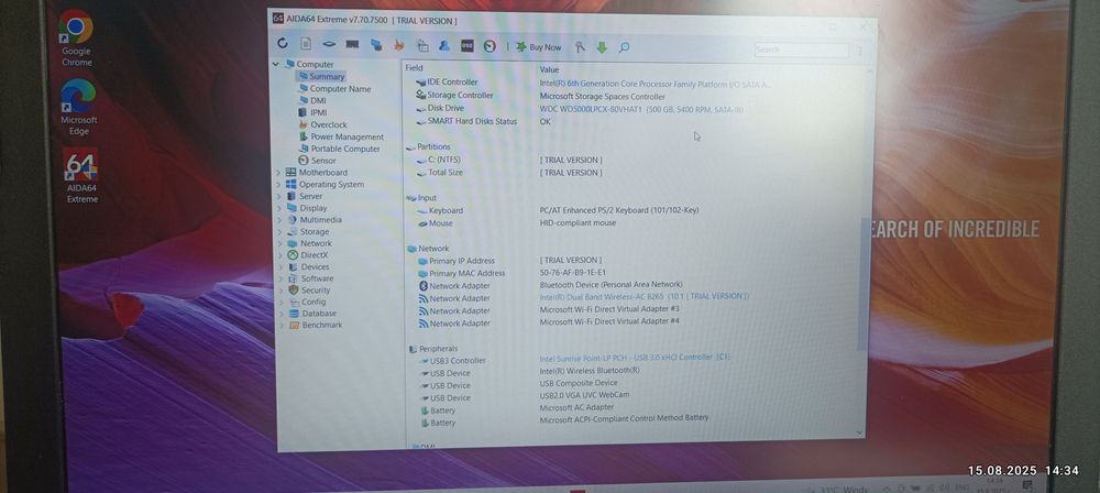Продавам Asus Vivobook 15 X540UAR