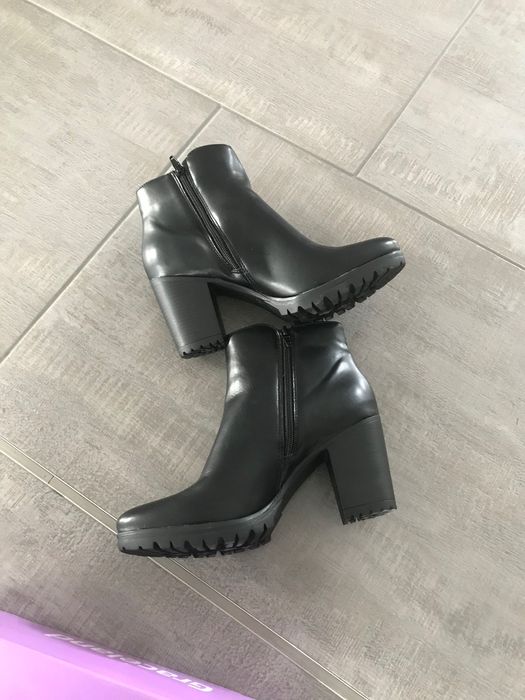 Botine piele office 39