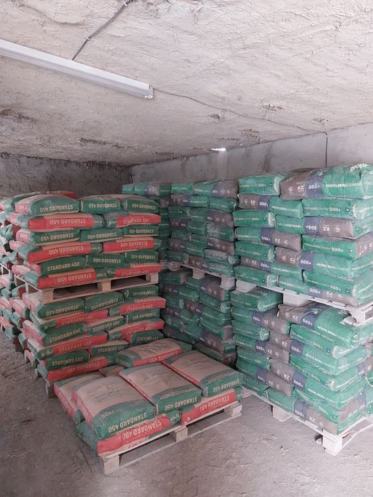 Цемент барлық марка м400,450,500,600