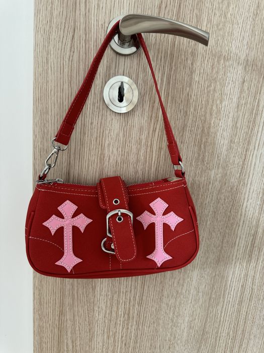 Дамска чантичка червена