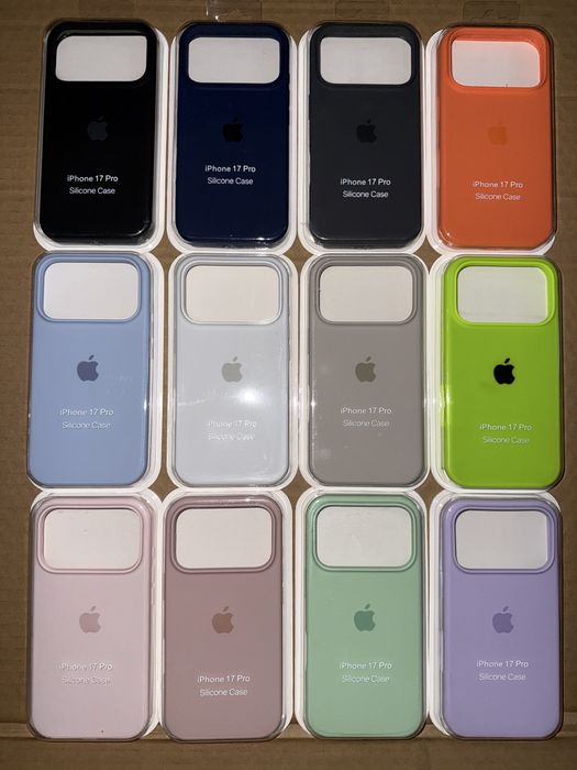Husa iPhone color silicon sau transparenta 17 Pro Max 17 Pro 17 Air 17