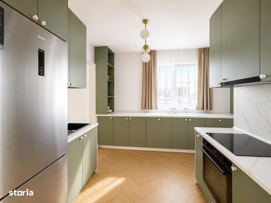 Apartament de lux-mobilat utilat 4 camere 2 bai 3 balcoane - RAHOVA