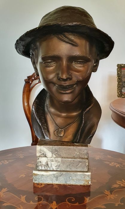 Statuetă Bronz *** vintage / antic / vechi / retro ***