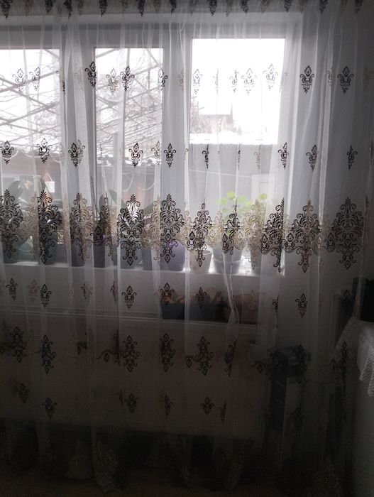 Perdea noua gata cusuta cu rejansa 6 m lungime pe 2 30 inaltime