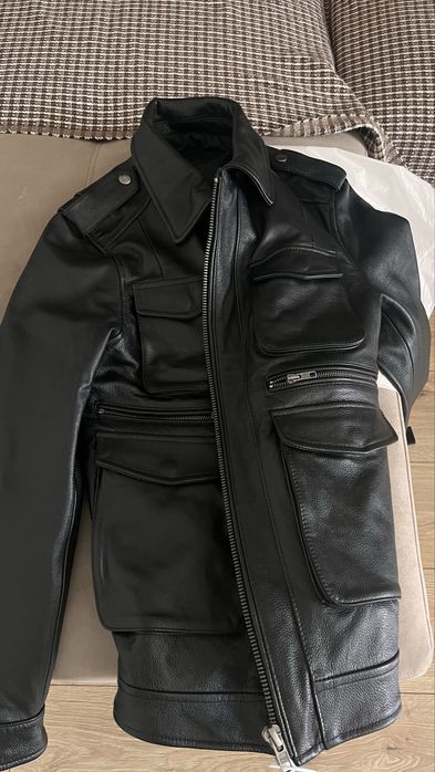 Кожанная куртка пилот