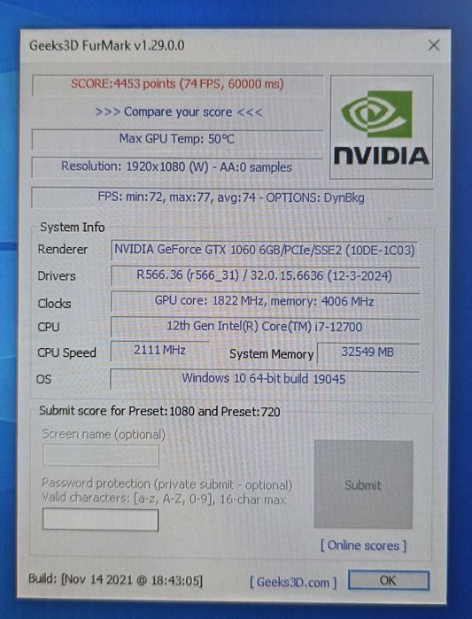 Placa video gaming GTX 1060 6GB White Dual Fan