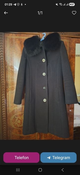 Кашмир пальто турция л размер