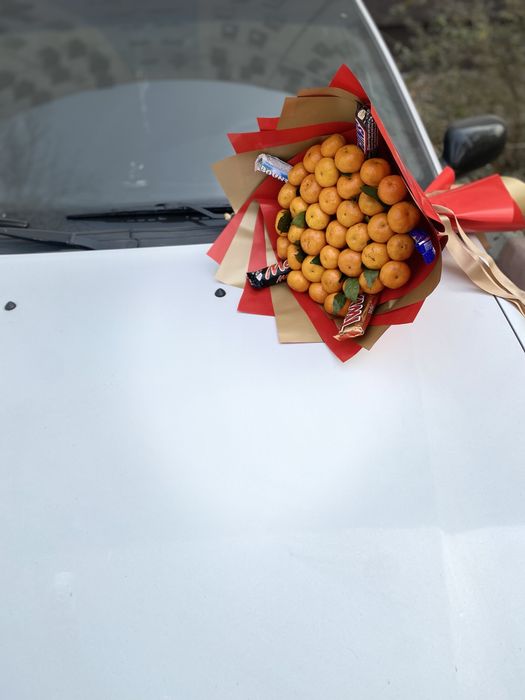 Mandarin buketla pulli buketla kapalakli buket lentali buket yumshoq u