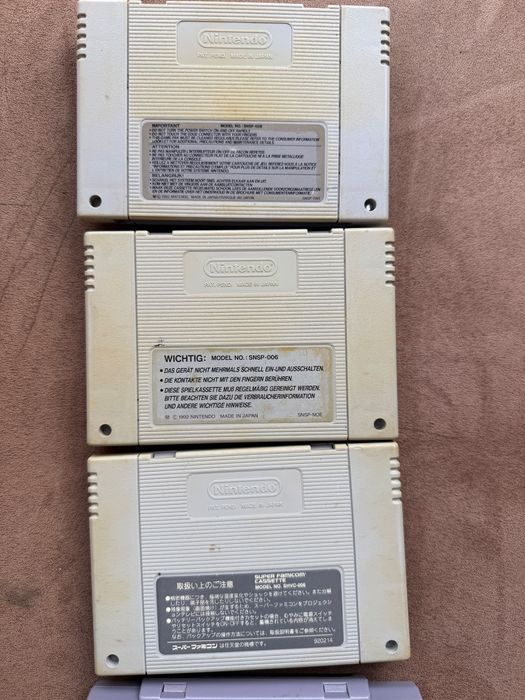 Vintage Jocuri Comsola Nintendo Snes/ Super Nintendo