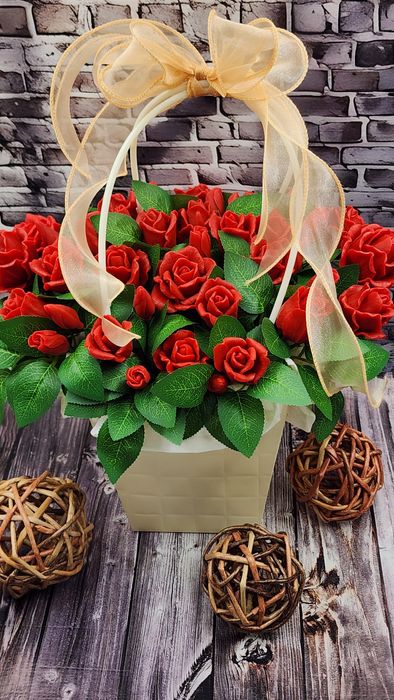 Мыльные букеты ручной работы