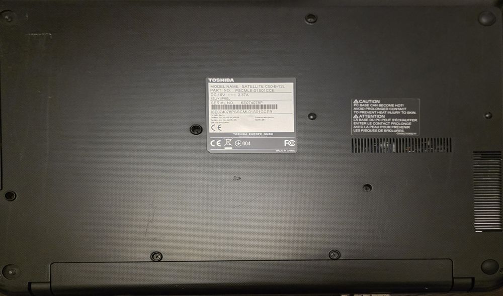 Laptop Toshiba Satellite