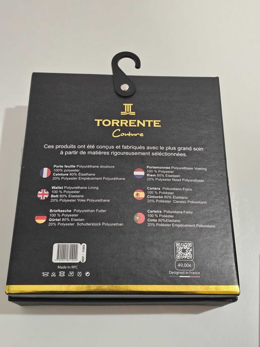 Set cadou Portofel si Curea pentru Barbati Torrente Couture