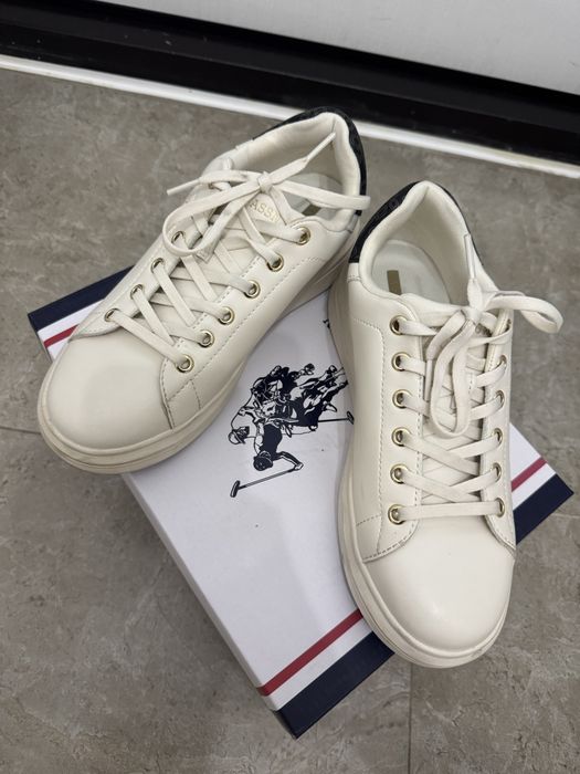 Белые кеды US Polo Assn