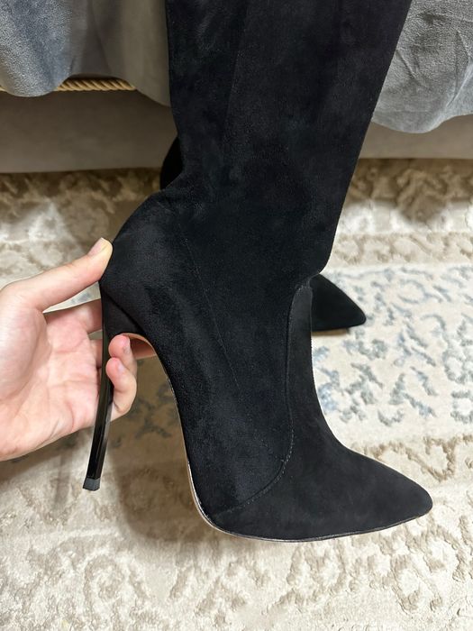 Продам ботфорты на каблуках