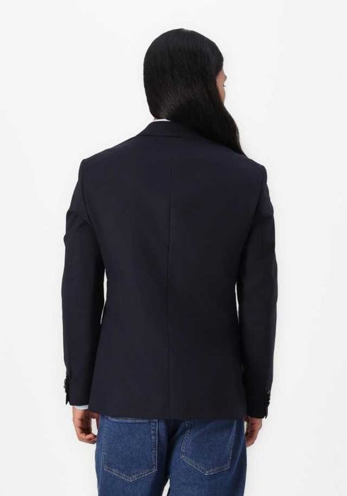 Sacou blazer 48 M slim premium Calvin Klein lana virgina navy