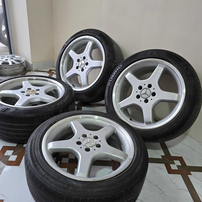 R18 5x112 saka diskalar balonlari bilan 235/45 - 4 dona (b/u)